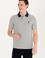 Erkek Gri Melanj Polo Yaka Tişört