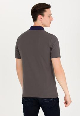 Erkek Antrasit Polo Yaka Tişört - 50264895086