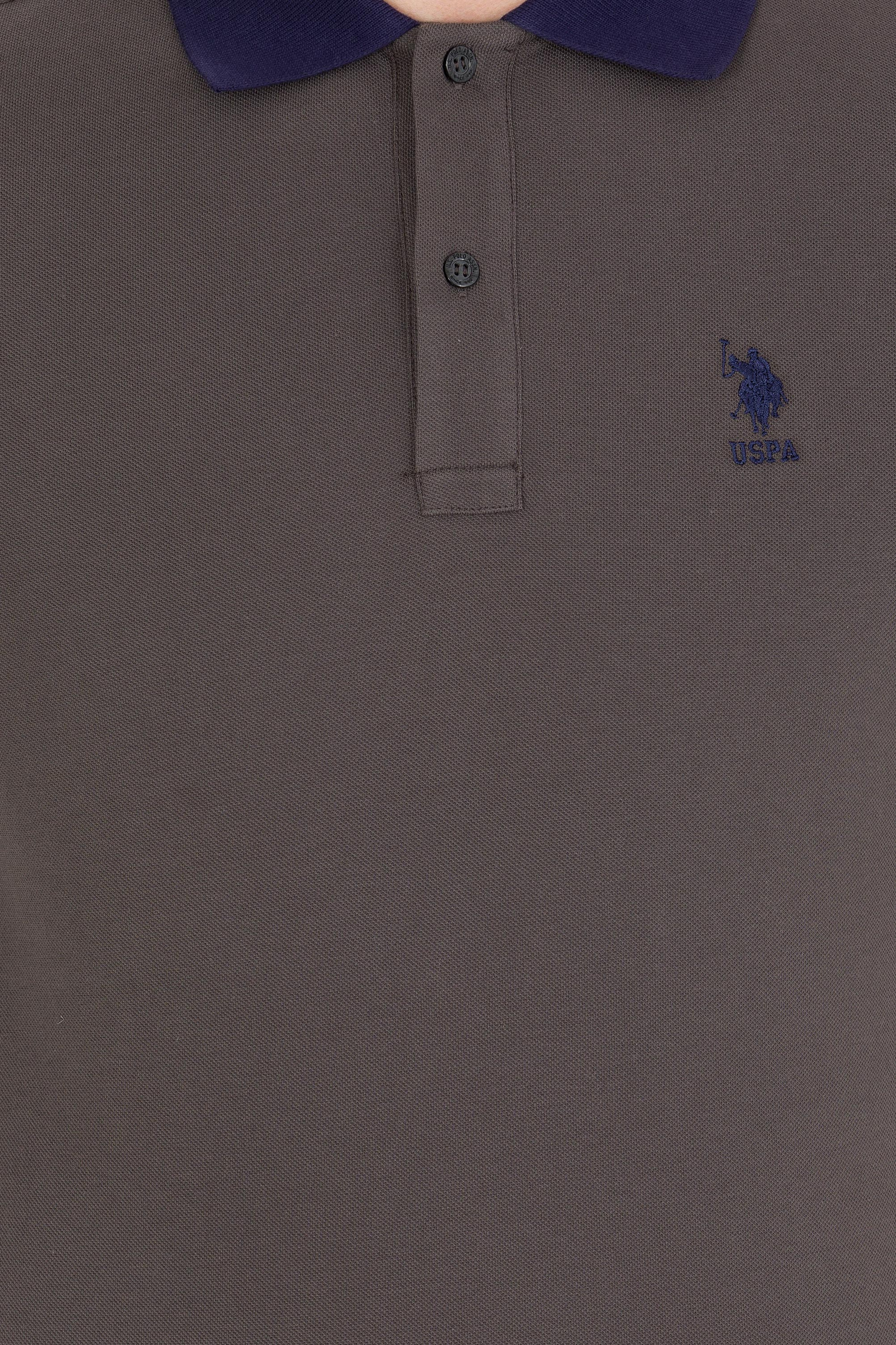 Erkek Antrasit Polo Yaka Tişört