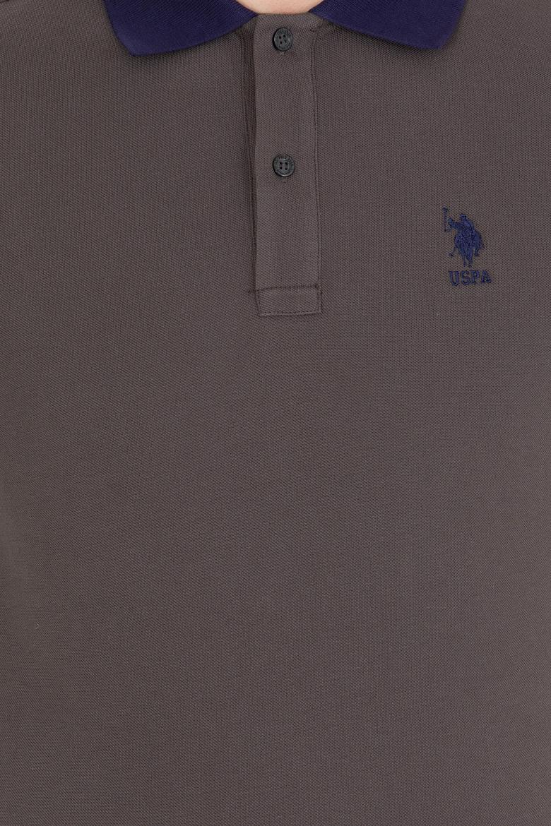 Erkek Antrasit Polo Yaka Tişört - 50264895086