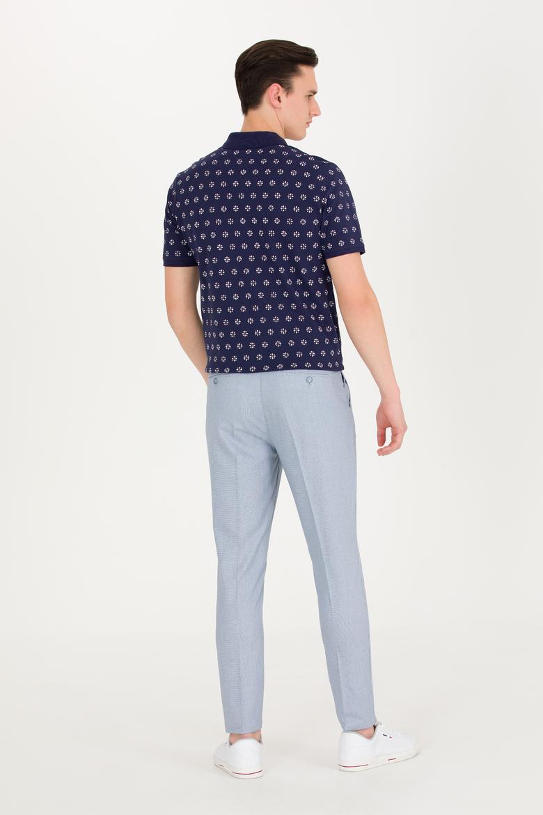 Erkek Mavi Kanvas Pantolon - 50263819013