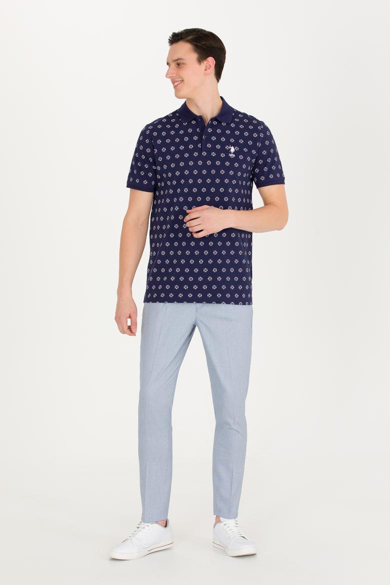 Erkek Mavi Kanvas Pantolon