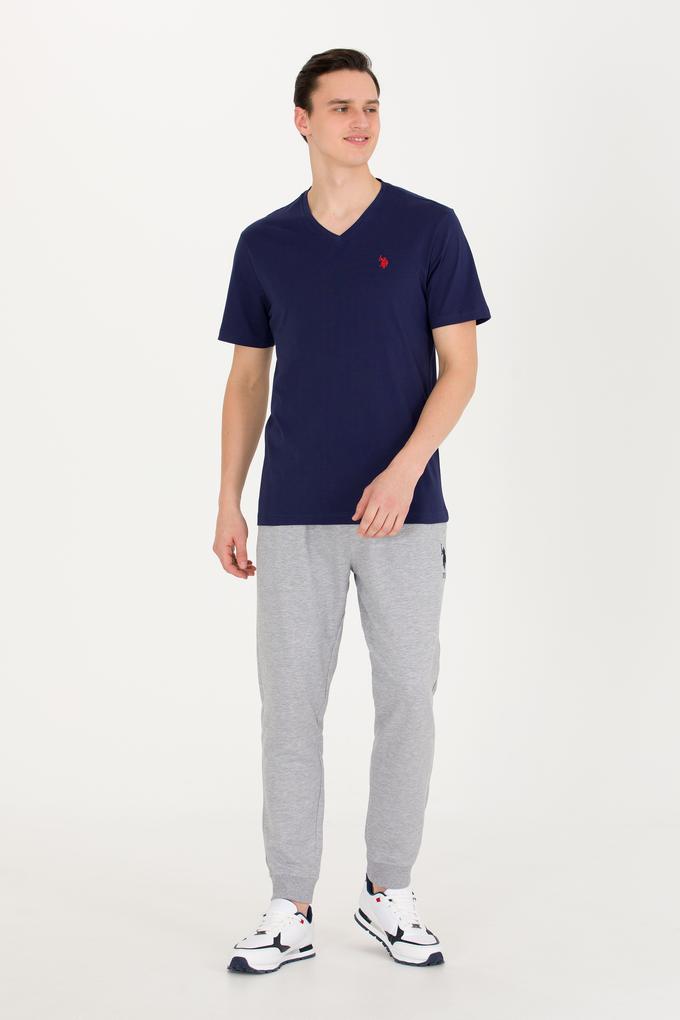 Erkek Gri Melanj Eşofman Altı