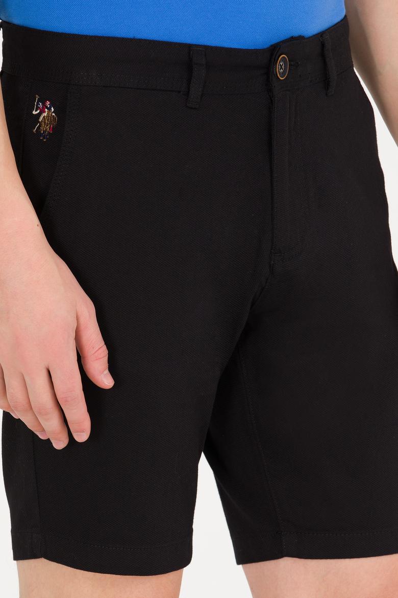 Erkek Siyah Dokuma Şort - 50266070103