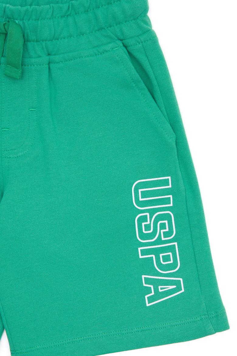 Çocuk Yeşil Örme Şort - 50265960092