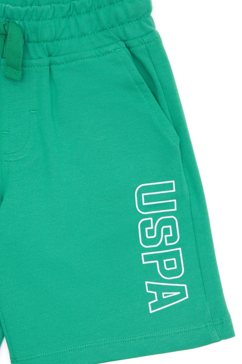 Çocuk Yeşil Örme Şort