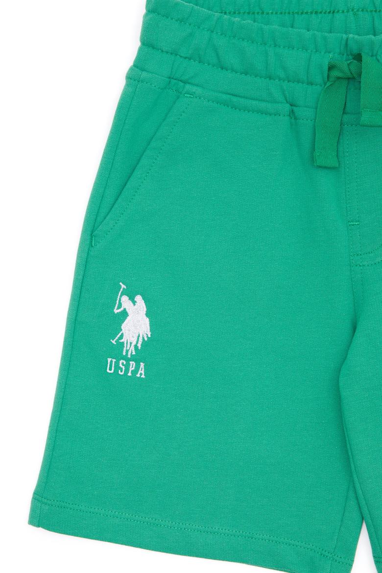 Çocuk Yeşil Örme Şort - 50265960092