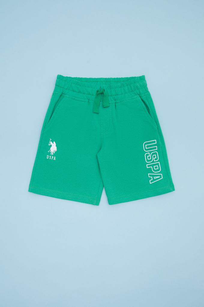 Çocuk Yeşil Örme Şort