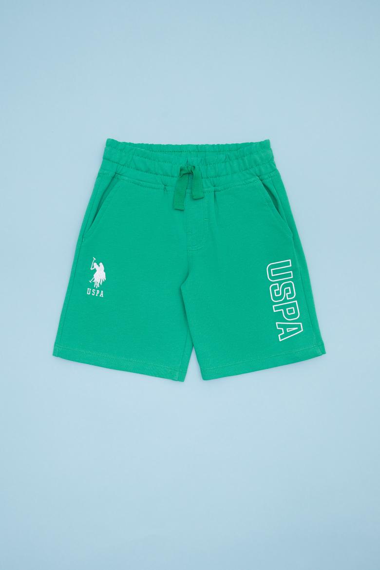 Çocuk Yeşil Örme Şort