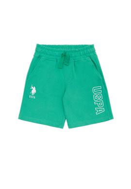 Çocuk Yeşil Örme Şort - 50265960092