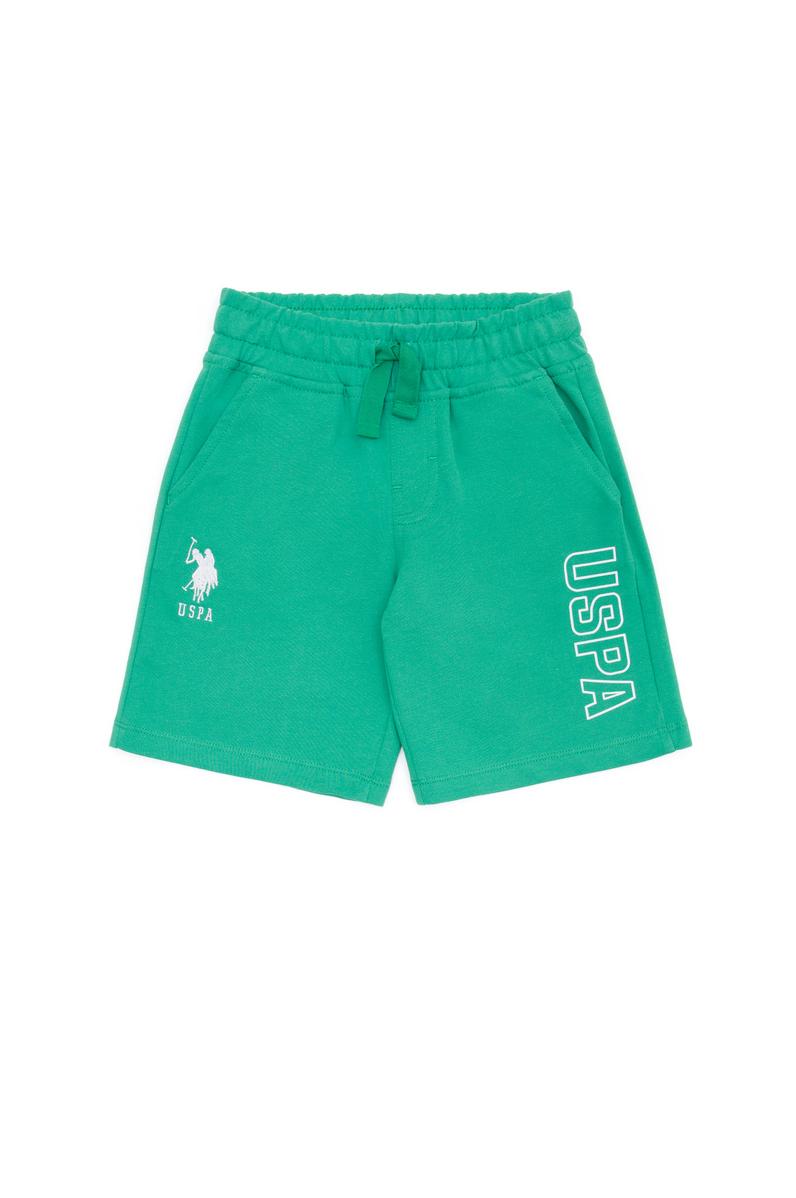 Çocuk Yeşil Örme Şort