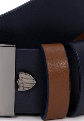Erkek Çift Taraflı Lacivert Kemer - 50267142002