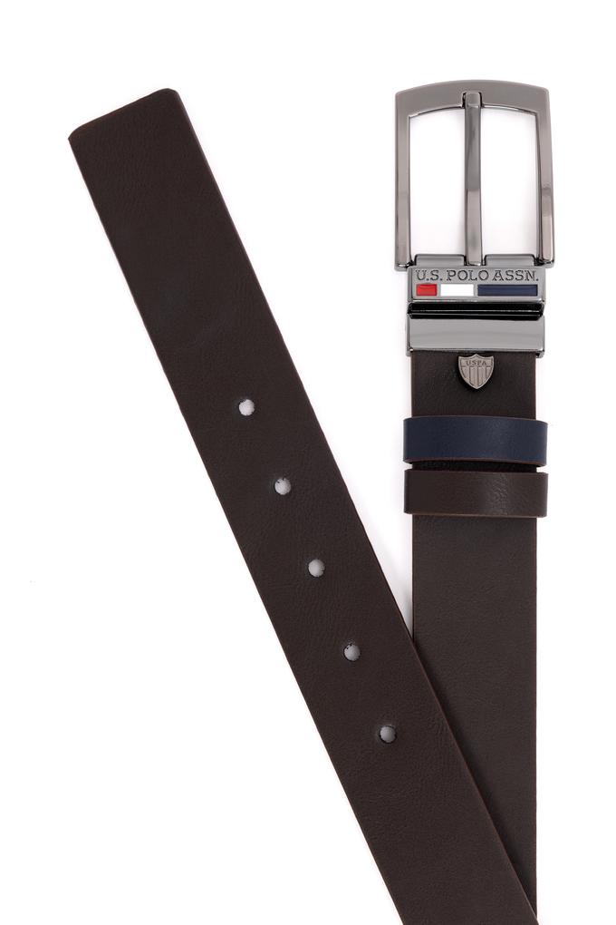 Erkek Çift Taraflı Kahverengi Kemer