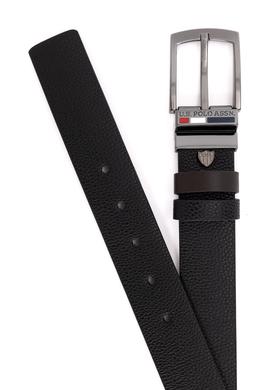 Erkek Çift Taraflı Siyah Kemer - 50267143002
