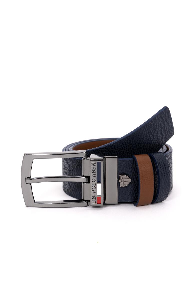 Erkek Çift Taraflı Lacivert Kemer - 50267143008