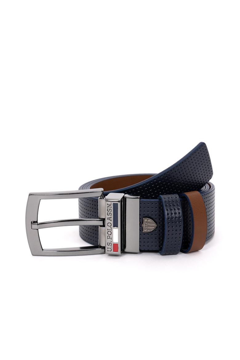 Erkek Çift Taraflı Lacivert Kemer - 50267144014