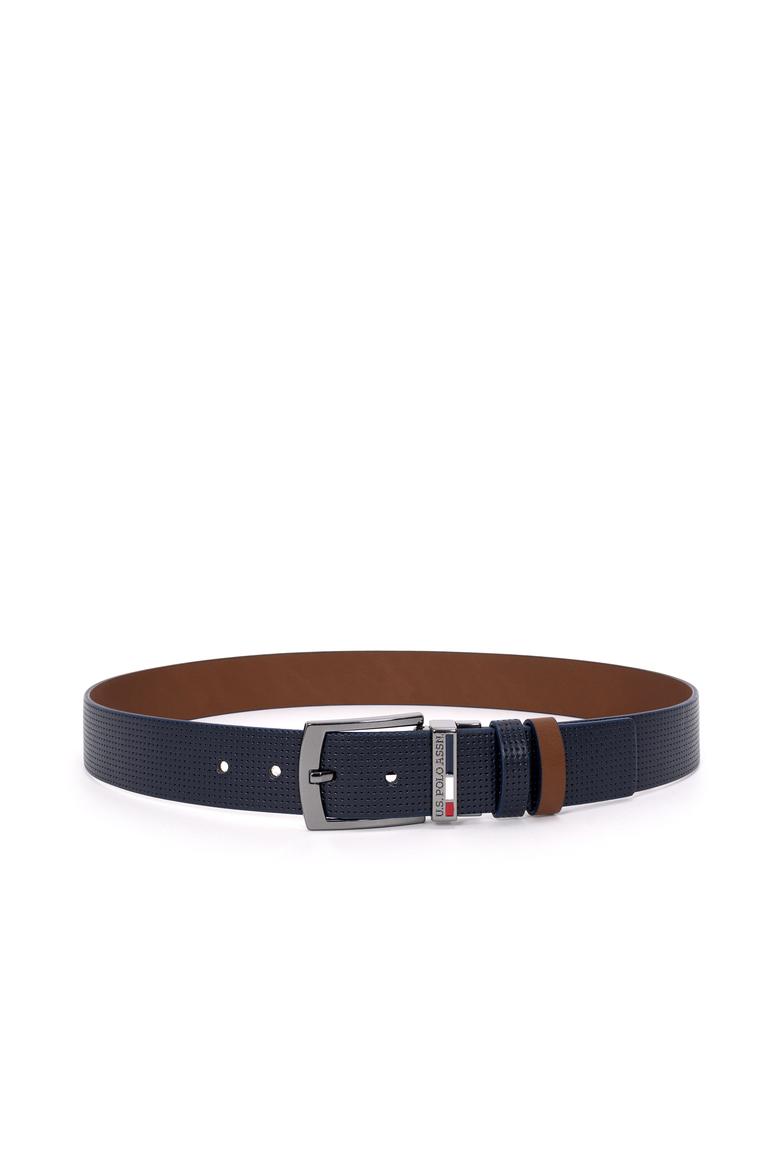 Erkek Çift Taraflı Lacivert Kemer - 50267144014