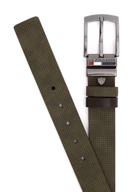 Erkek Çift Taraflı Yeşil Kemer - 50267144022