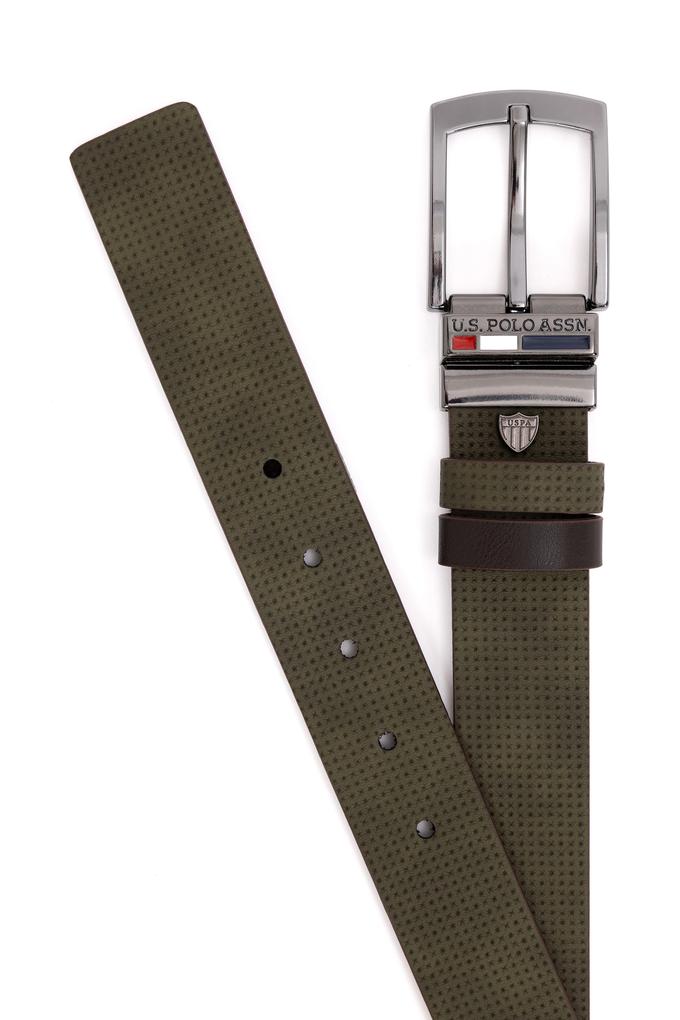 Erkek Çift Taraflı Yeşil Kemer