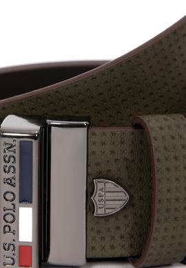 Erkek Çift Taraflı Yeşil Kemer - 50267144022