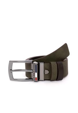 Erkek Çift Taraflı Yeşil Kemer - 50267144022