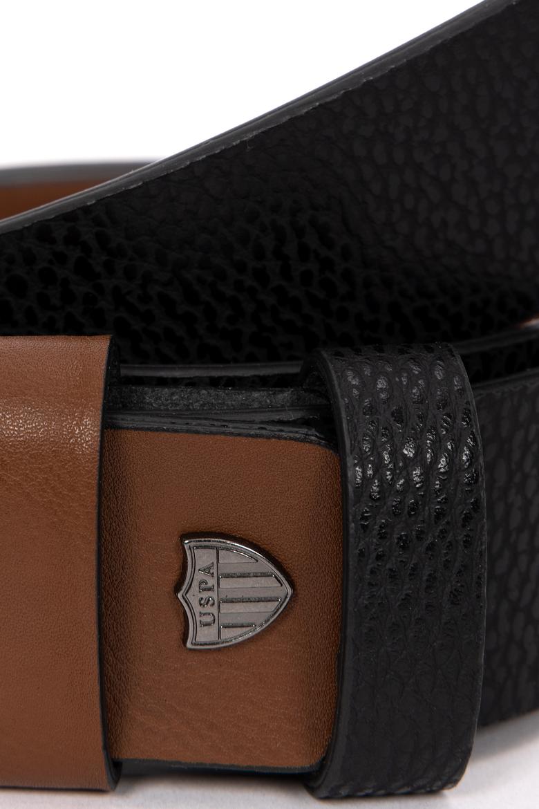 Erkek Çift Taraflı Siyah Kemer - 50267148002