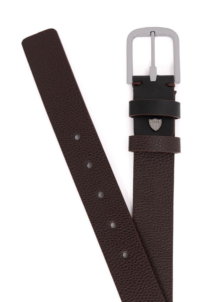 Erkek Çift Taraflı Kahverengi Kemer