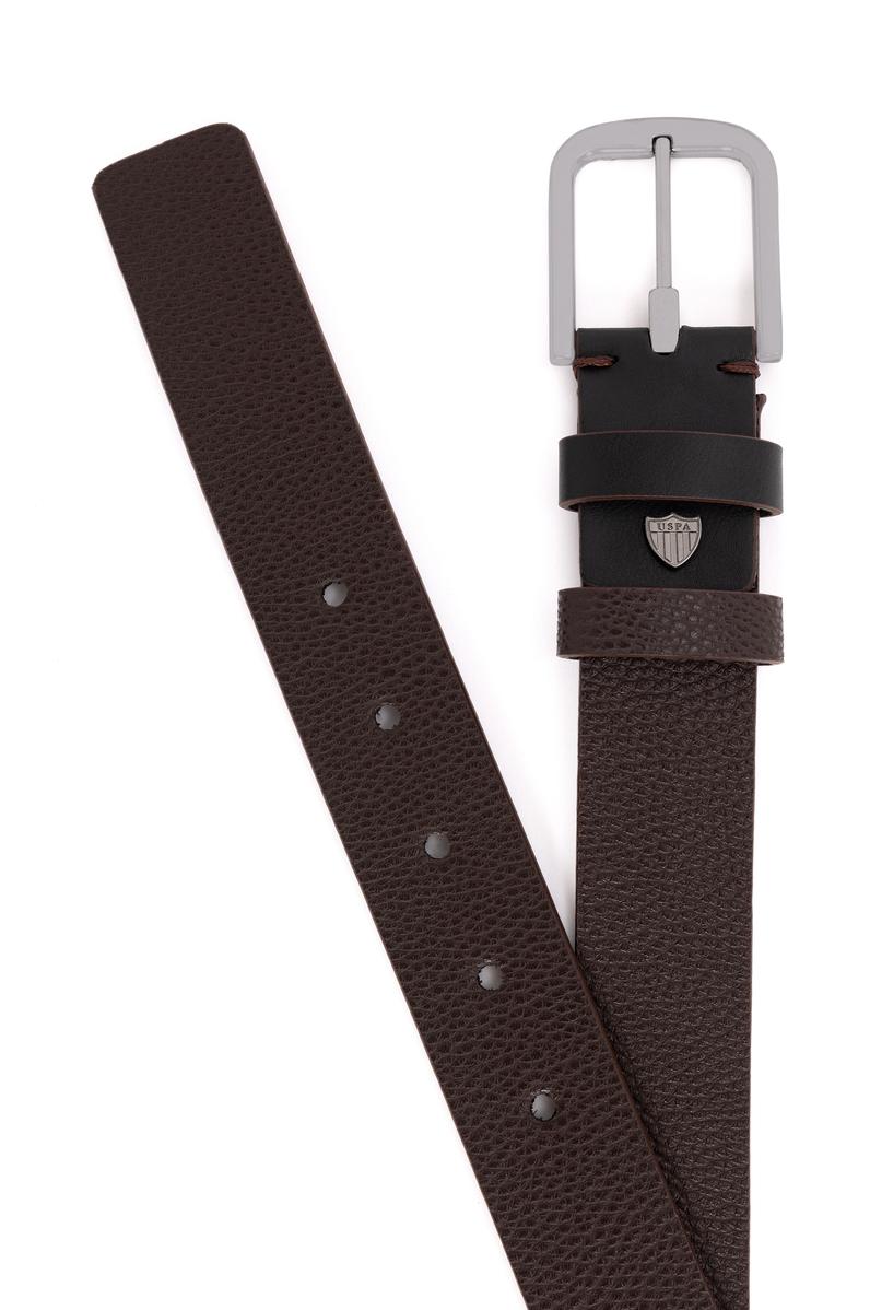 Erkek Çift Taraflı Kahverengi Kemer