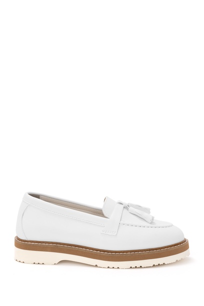 Kadın Beyaz Loafer