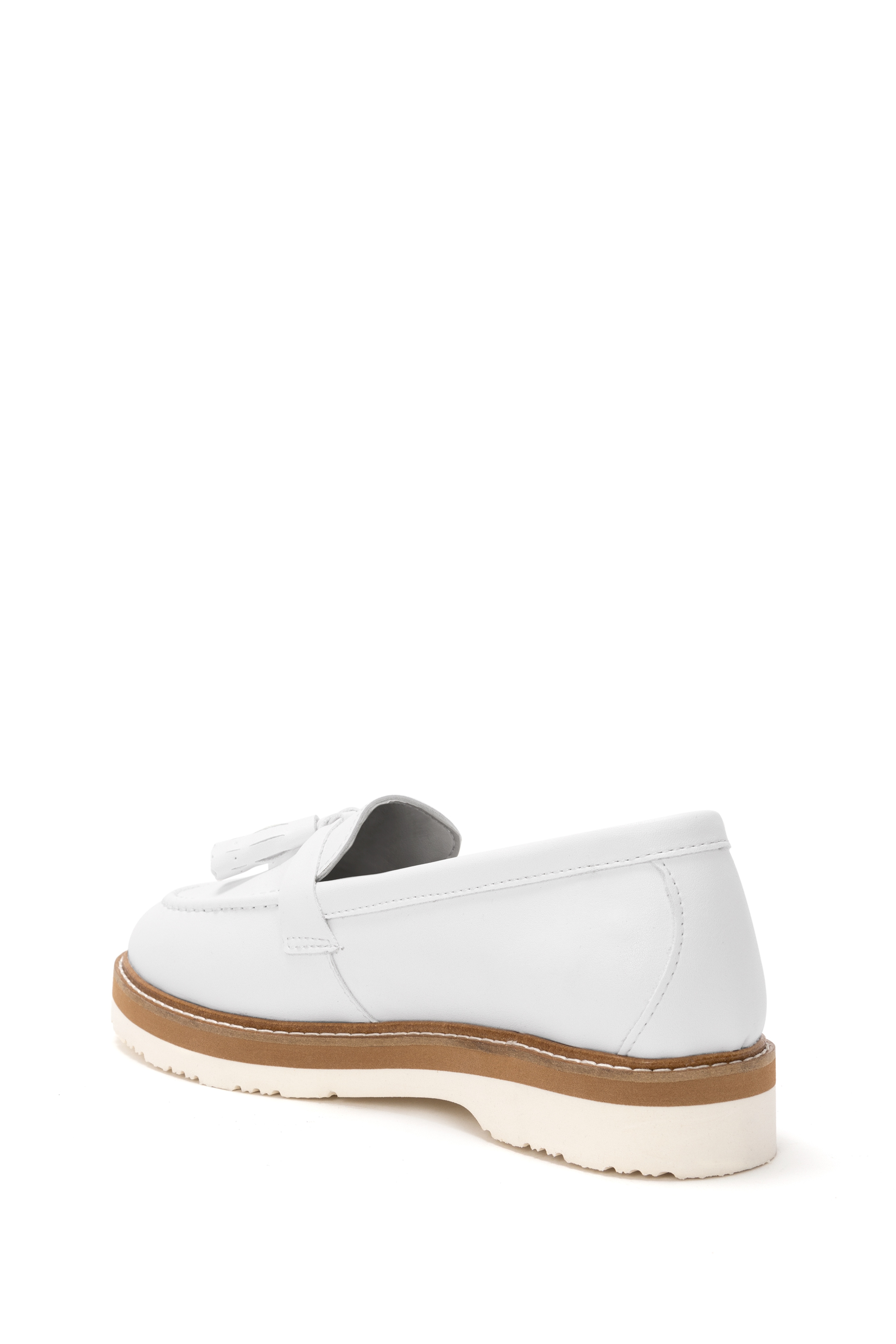 Kadın Beyaz Loafer - Image 4