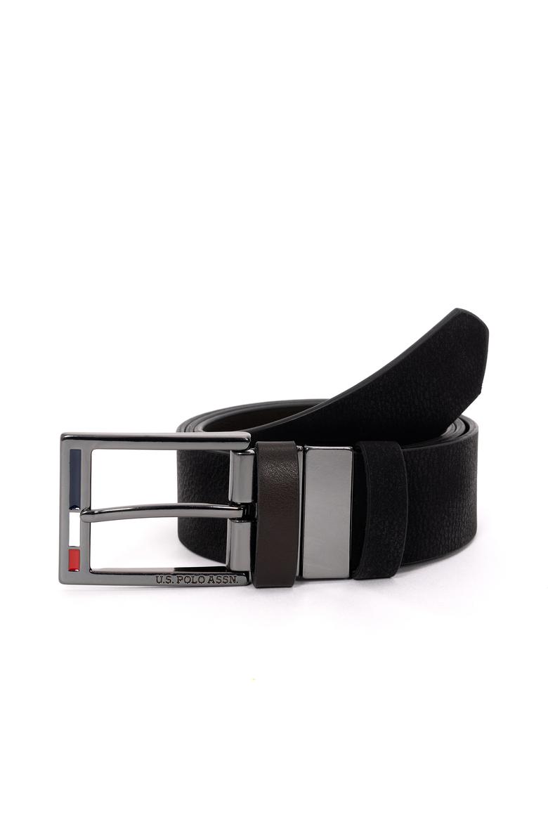 Erkek Çift Taraflı Siyah Kemer - 50267159004