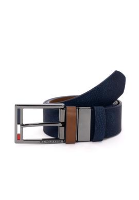 Erkek Çift Taraflı Lacivert Kemer - 50267159011