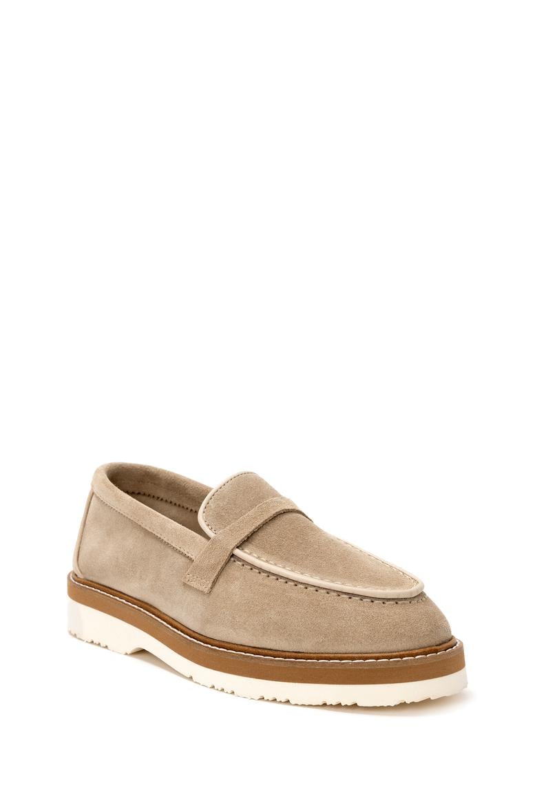 Kadın Bej Loafer - 50266809004