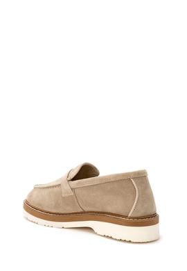Kadın Bej Loafer - 50266809004