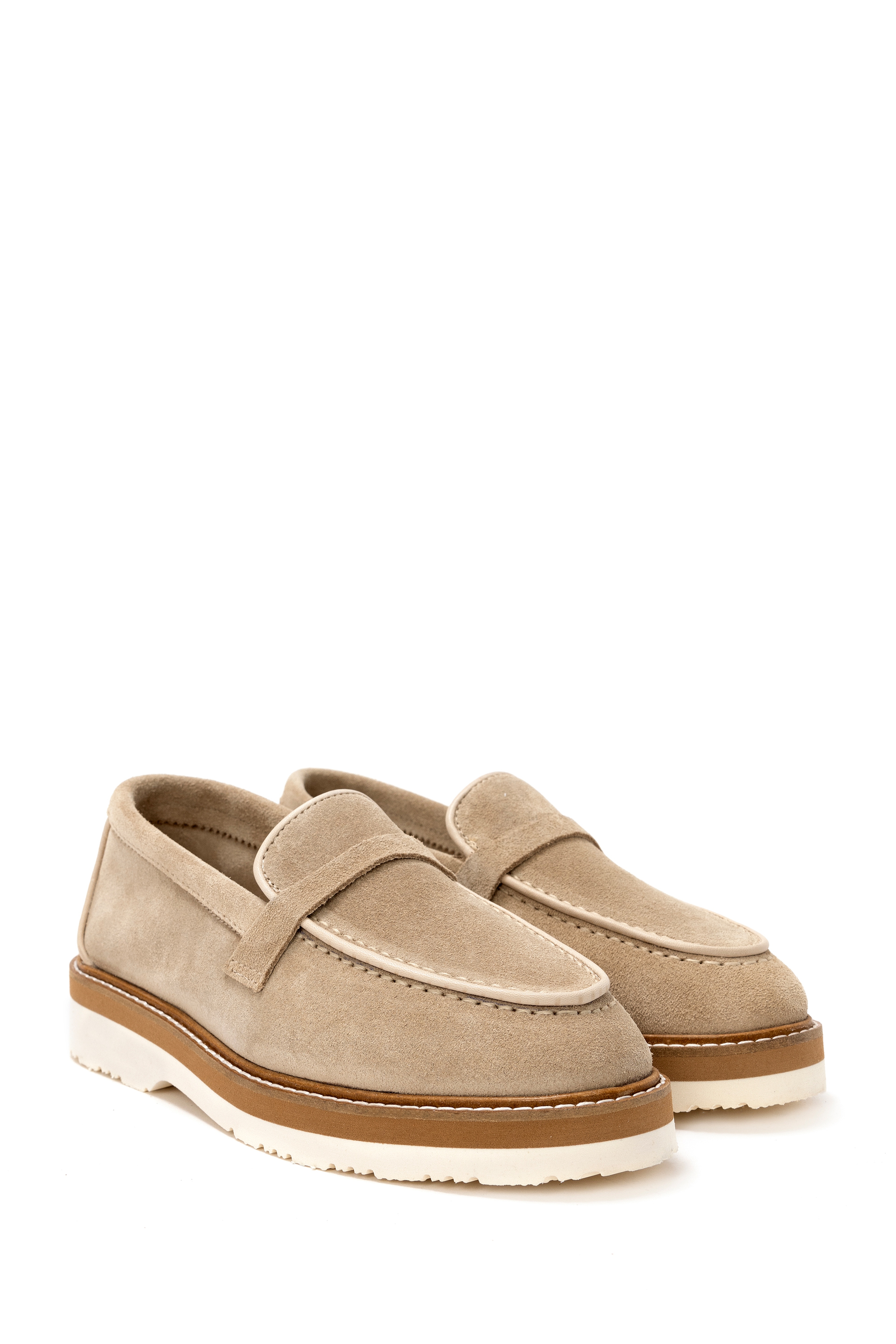 Kadın Bej Loafer - Image 1
