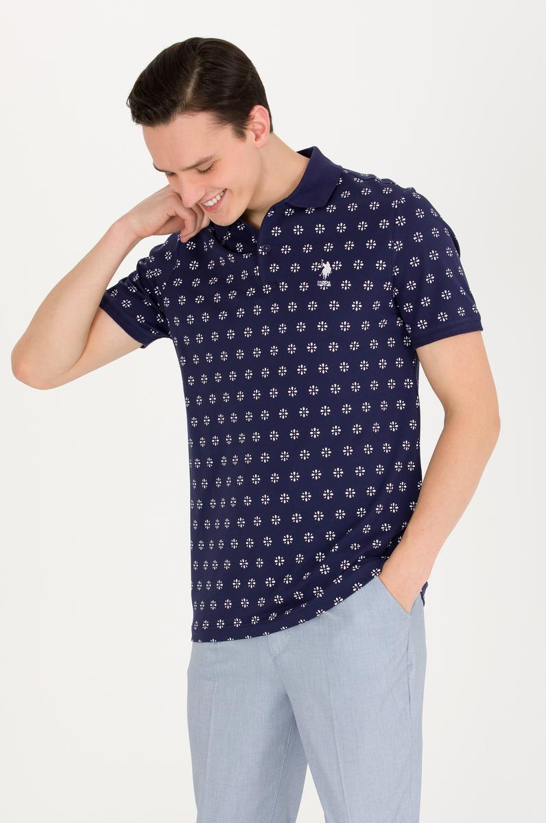 Erkek Lacivert Polo Yaka Tişört