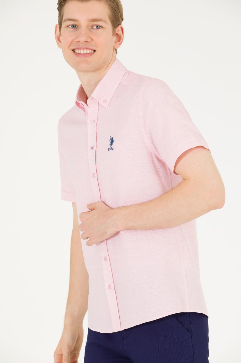 Erkek Manolya Kısa Kollu Gömlek