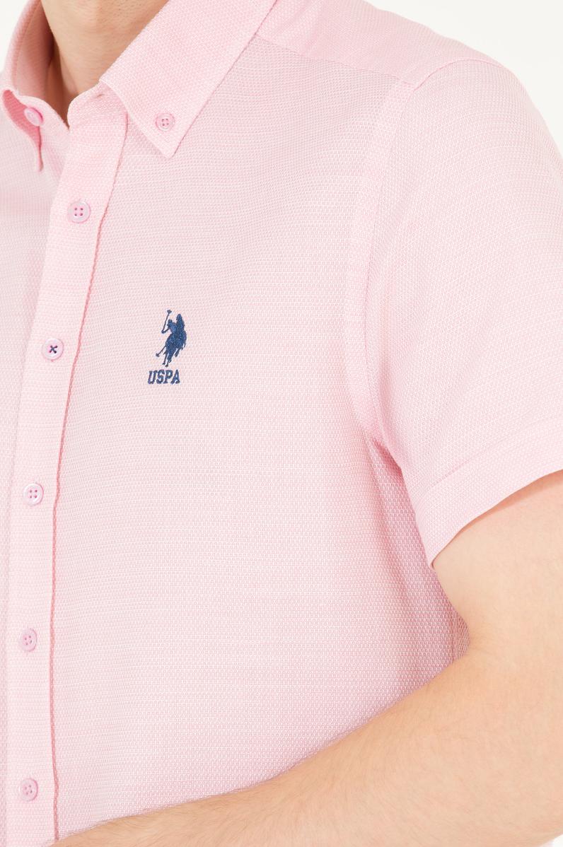 Erkek Manolya Kısa Kollu Gömlek