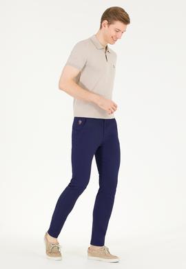 Erkek Taş Polo Yaka Triko Kazak - 50264628037