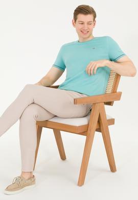 Erkek Mint Bisiklet Yaka Triko Kazak - 50262474019