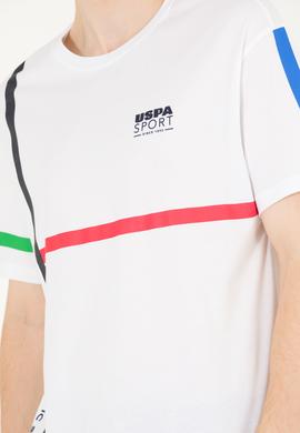 Erkek Beyaz Comfort Bisiklet Yaka Tişört - 50263276033