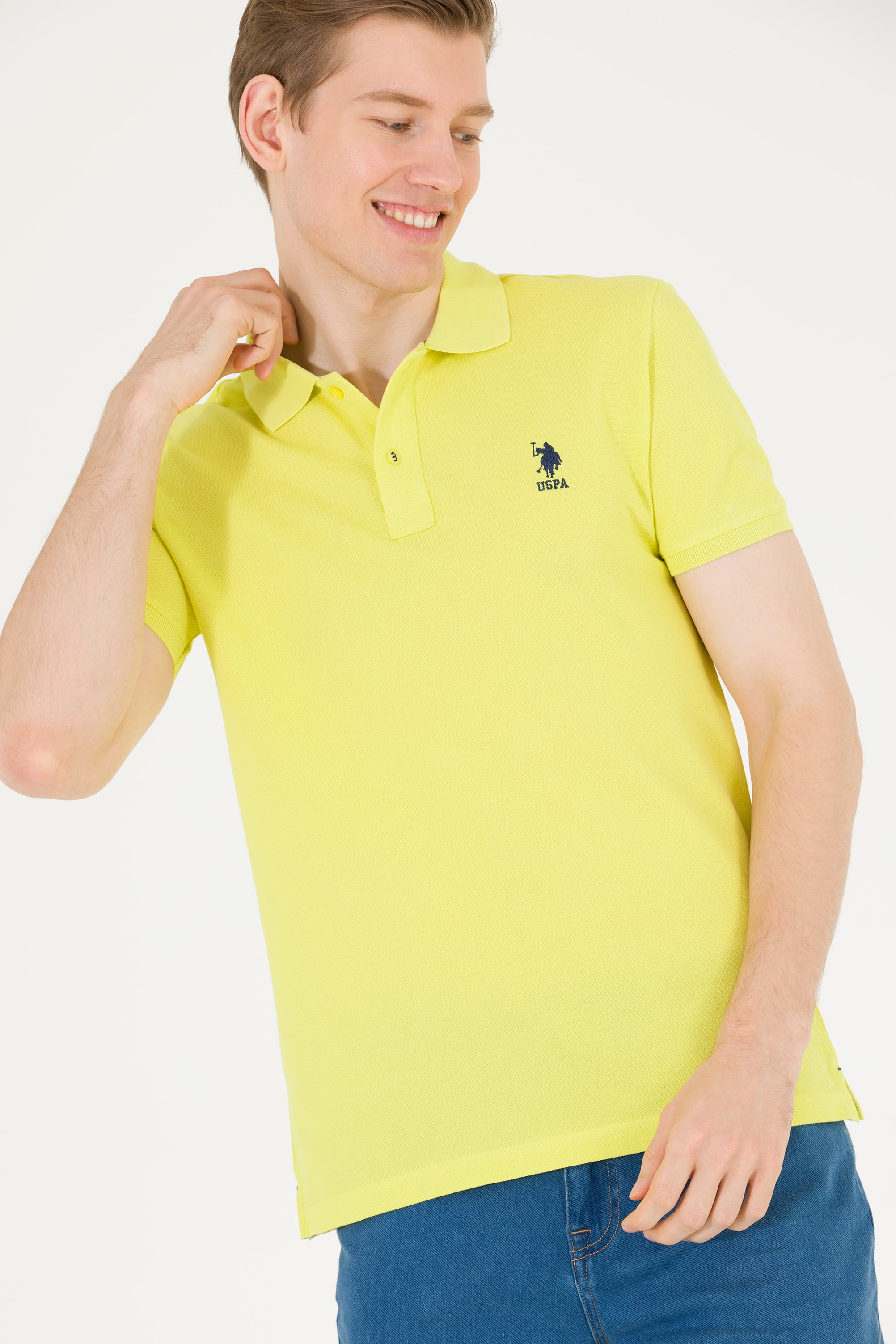 Erkek Citron Basic Polo Yaka Tişört
