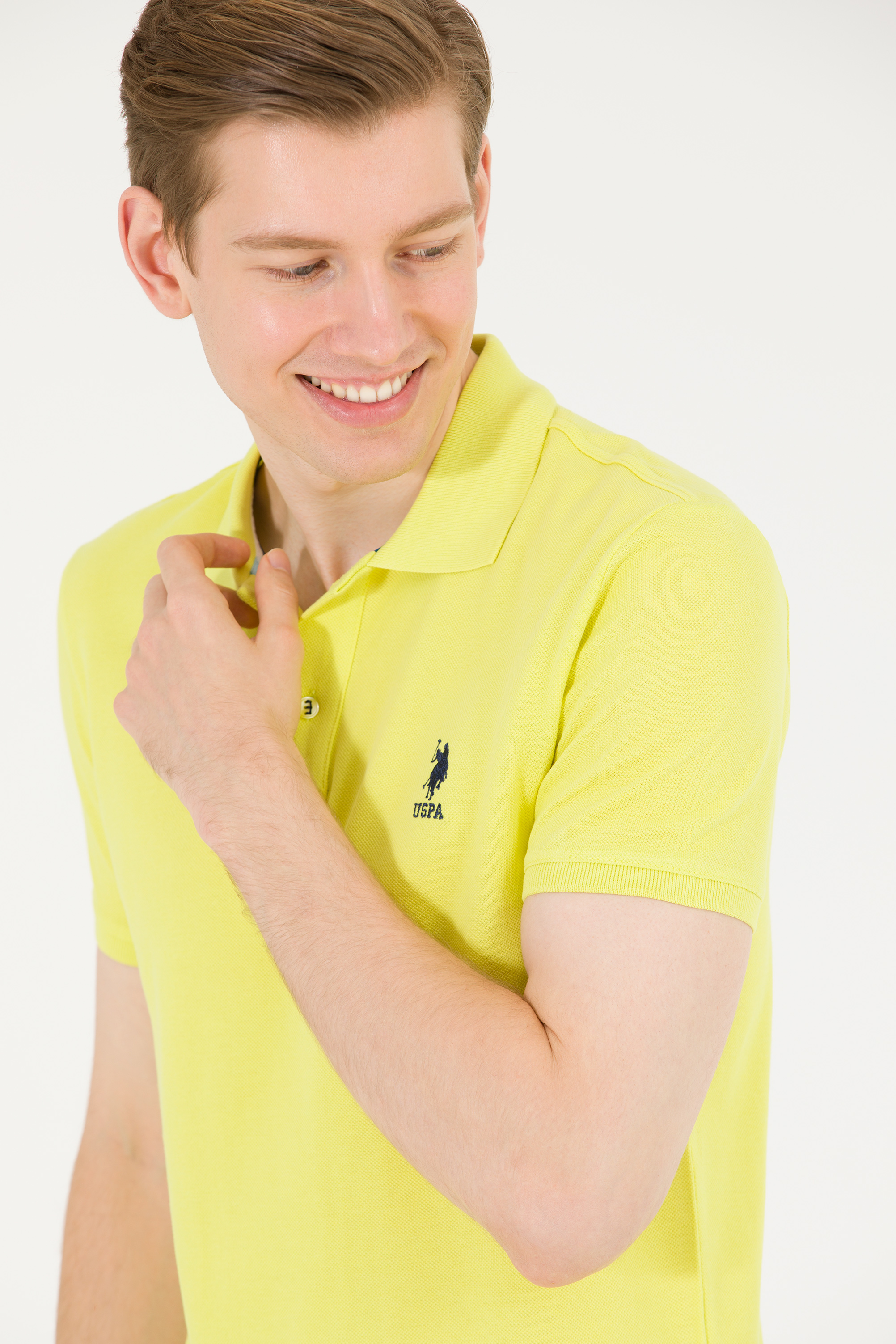 Erkek Citron Basic Polo Yaka Tişört