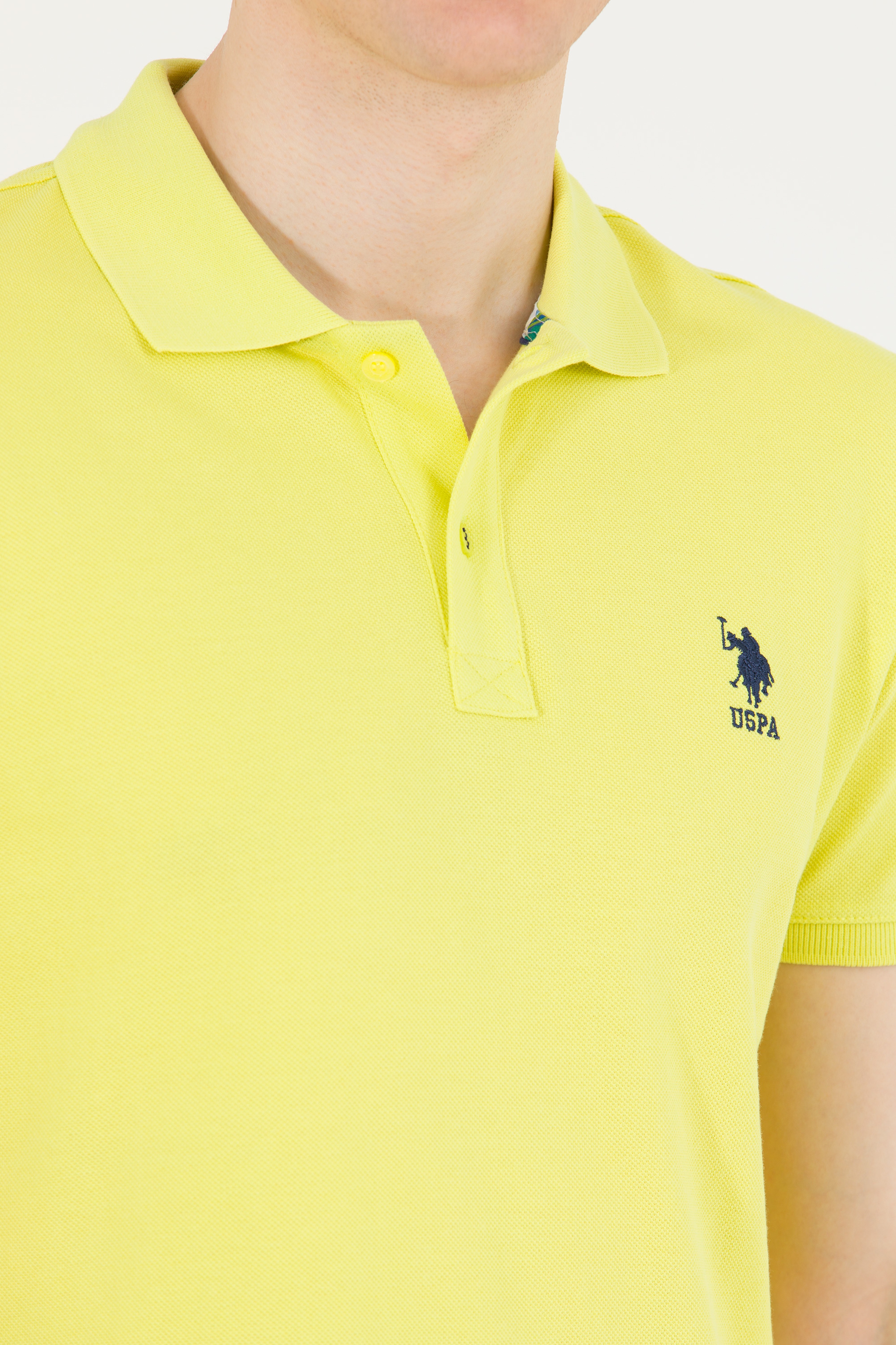 Erkek Citron Basic Polo Yaka Tişört - Image 7