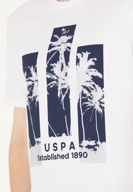 Erkek Beyaz Bisiklet Yaka Tişört - 50263397031