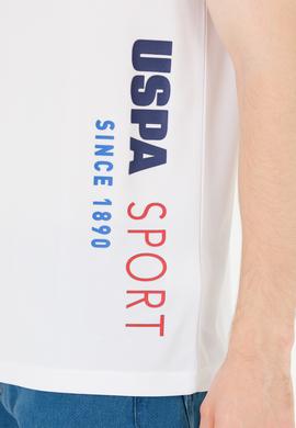 Erkek Beyaz Bisiklet Yaka Tişört - 50263562042