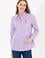 Kadın Lila Uzun Kollu Basic Gömlek