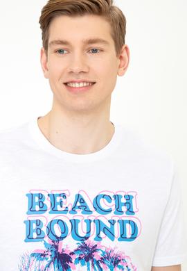 Erkek Beyaz Tişört - 50231985006