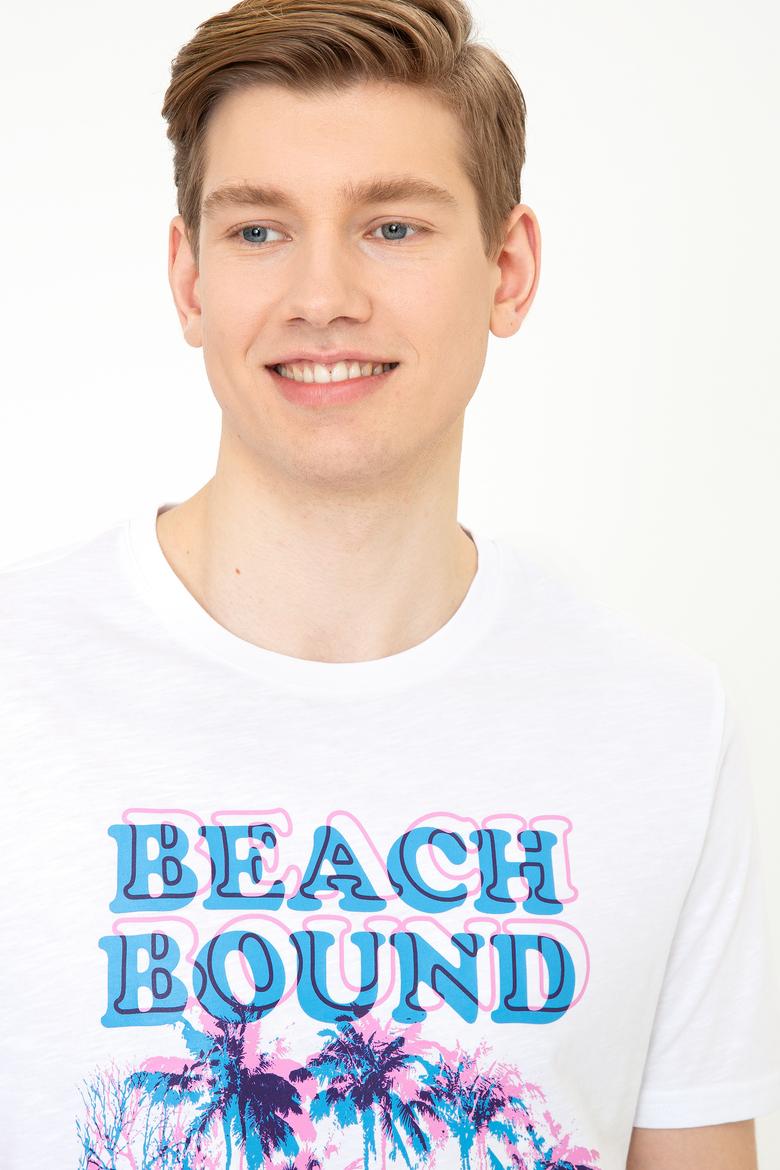 Erkek Beyaz Tişört - 50231985006