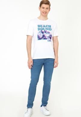 Erkek Beyaz Tişört - 50231985006